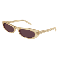 Occhiali da sole Saint Laurent Donna SL 557 SHADE007-YELLOW-YELLOW-VIOLET53